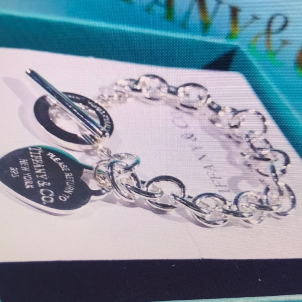Tiffany & Co Silver Bracelet with Charm